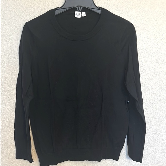 GAP Jet Black Crew Neck Top - Picture 1 of 5